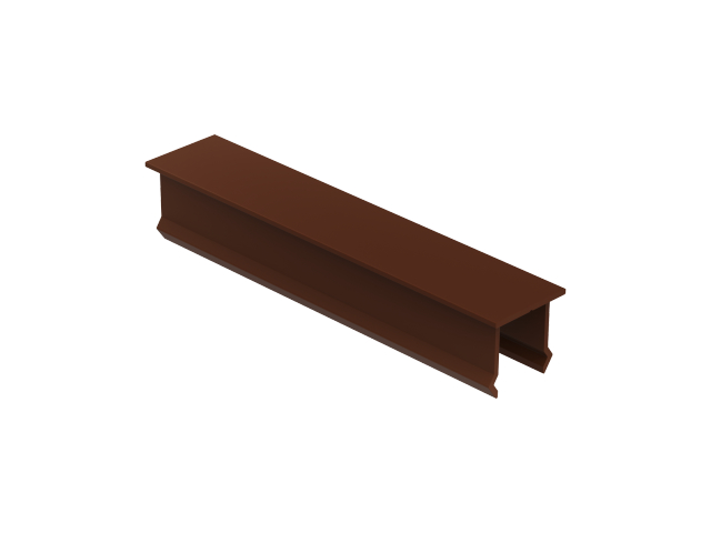 Abdeckkappe für vertikale Füllung 20x100x1 - R8017